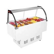 아이스크림 쇼케이스 젤라또 보관 진열대 카페 식당, 직각/뒷문/10개 상자(길이 0.92m)