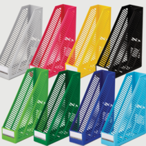 삼각 30cm 자 겸용 서류 파일꽂이 컬러 책상 정리 박스 20개 1BOX, 회색