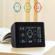 1등급 극초 초 미세먼지 가정용 학교 어린이집 차량 아기방 대기질지수 온습도 간이 측정기, 미세먼지측정기