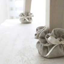 [바보사랑] 솔리드린넨 의자 발커버- (의자 1개용), 상세 설명 참조