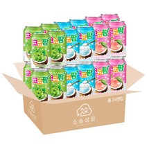 코코팜 340ml 혼합 24캔 (포도8+요구르트8+복숭아8)