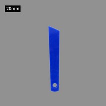 1pc 화이트/블루 플라스틱 가죽 스크레이퍼 접착제 Gumming 보드 DIY 수제 봉제 도구 적용 시트 Accessorie, [01] blue 20mm