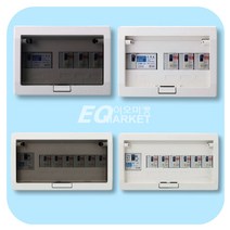 진흥전기 3회로 6회로 주택용분전반 커버 노출 배전함 세대 전기분전함 두꺼비집, 커버형(3회로)