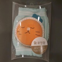 아가방 NC청주점# 신축성이 좋고 구멍이 뚫려 있어서 한 여름에도 사용 가능한 무릎 보호대, 오렌지