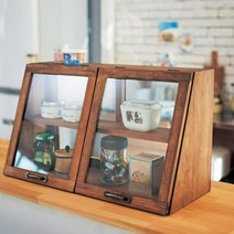 컵진열장 차단스 그릇 주방 머그컵 찻장 그릇찬장, 이중문, B