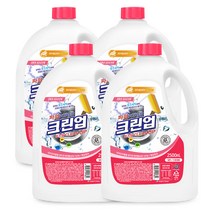 크린업 섬유유연제 로즈향 2.5L X 4개, 1set