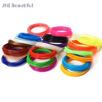 3d프린터 필라멘트 3d 프린터 재료 플라스틱 3D 펜 10 미터 PLA 1.75mm 인쇄 압출기 액세서리 부품 투명 흰색 목재, 19 PLA White