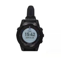 다이빙컴퓨터 프리 다이빙 방수 컴퓨터 시계, 실버 플래터 화이트 스트랩