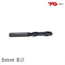 UMC11629975 와이지원 5mm (1EA) 8파이 Ticn코팅롱엔드밀 2F 25