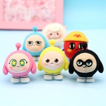 귀여운 캐릭터 수제 DIY 양모 펠트 패키지 정성스러운 선물, E