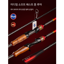 악마 사냥꾼 탄소 스트레이트 건 핸들 ML 루야 로드 풀 세트 물방울 휠 원거리 코킹 입 슬립 낚시 싱글 낚싯대, 후지 버전 총의 손잡이는 2.28미터입니다.