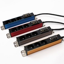 아이정 알루미늄 고용량 누전차단 3구 멀티탭, 그레이, 1.5M