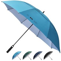 62인치 초대형 골프 우산 대형 우산 골프 긴 장우산, Sky Blue, 62inch