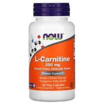 나우푸드 L 엘 카르티닌 250mg 베지 캡슐 60정