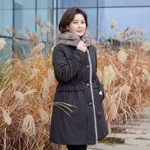 엄마옷 마담4060 페이크퍼코트-RCO210010-