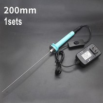 스티로폼 절단기 폼커터 연선커팅기 스치로폼 스폰지 폼커터 펜 10V-240V 전기 폴리스티렌 절단기 휴대용, 04 US Plug 20cm Pen