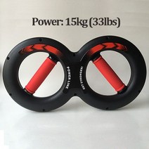 손목운동기구 손목강화 전완근 운동기구 추감기 팔뚝살 다기능 핸드 그리퍼 강점 8 모양 보강재 핸드 그립 업그레이드 파워 손목 강화 파워 암 멀티 체육관, 레드 15kg
