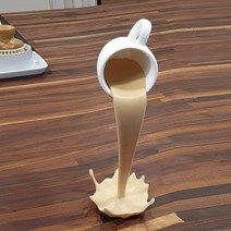 소품샵 카페 소품 포토존 장식컵 방 장식 15cm 매직 쏟아지는 커피 컵 입상 조각 홈 오피스 데스크 액세서리 선물 장식품 아트, [03] C