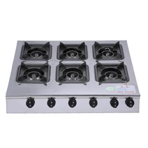 업소 영업용 가스렌지 식당 중식화구 간덱기 간택기, 강철 표면 에너지 절약 사각형 4구(액화가스)
