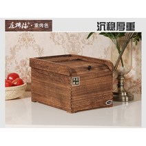 해외 원목쌀통 나무쌀통 인테리어 나무 쌀상자 오동나무 쌀통 가정용 탄소 보관용기 방충저장 쌀통-165750, 옵션09