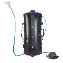 배낭형청소기 가방청소기 무선청소 공업용 공장, 검정색 세로형 20리터(풋프레스 버전)