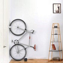 (좁은공간 절약) 이츠인 힐링타임 틈새 벽걸이 자전거 거치대 로드용/MTB용 색상랜덤, MTB용