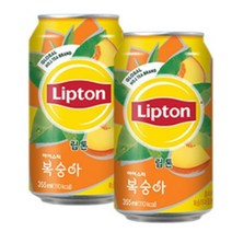 립톤 복숭아 아이스티 355ml x24캔, 단일제품