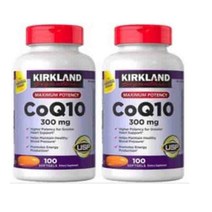 커클랜드 코큐텐 300mg 100정 2팩 Kirkland Signature CoQ10 300 mg 200 Softgels, 100정 softgels x 2병