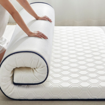 미니멀룸 쿠션 이불 침대 토퍼 매트리스 찹쌀떡, 150x200cm, 화이트