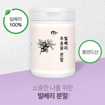 네투랄 빌베리추출물 분말 빌베리100% 80g 진짜 빌베리가루 눈에좋은 빌베리효능 무첨가 홀튼베리 폴란드산