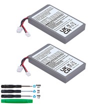 2000mAh 리튬 이온 배터리 팩 소니 PS4 프로 슬림 LIP1522 듀얼쇼크 4 V1 V2 무선 컨트롤러 플레이 스테이션 게임 패드, [02] 2 batteries