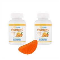 CGN Vitamin C 오렌지 씹어먹는 비타민C 90Gummies x2병 2개월분, 2병, 90정