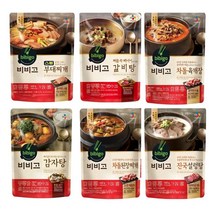 비비고 프리미엄 국탕찌개 6종, 1세트