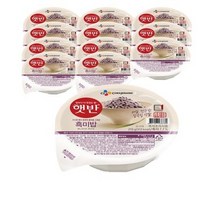 햇반 흑미밥, 210g, 24개