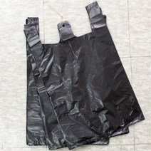 할인점 검정 손잡이 비닐 봉지 200p 가게봉투 분리수거 문구점봉지 마트봉투 시장봉투