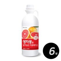 쉐프원 생자몽을 갈아넣은 자몽베이스 1.8kg 6개