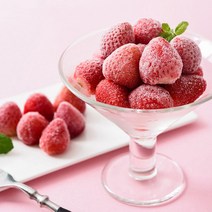 [식품의즐거움]국내산 논산 HACCP 인증 아이스딸기 1kg, 단품