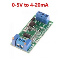 전압-전류 모듈 0-2.5V 0-3.3V 0-5V 0-10V 0-15V 0-24V ~ 0 -20mA/4 -20mA 전류 송신기 신호 변환기 215461, 0-5V to 4-20mA215461