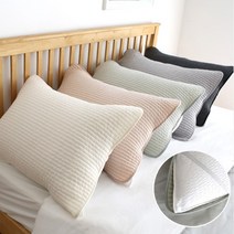 3초 탈부착 아이레홈 순면 워싱 피그먼트 모서리밴딩형 데일리 안심 베개커버