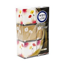 정사각티슈(100매/6개입/깨끗한나라) 위생용품 1팩 순수소프티 고급 미용 깨끗한나라 정사각 화장지, 1, 본상품선택