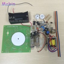 자가발전라디오 재난 휴대용 태양광1 개/몫 DC 두 램프 PCB 보드 튜브 라디오 키트 DC 두 빛 FM 튜브 라디, 한개옵션0