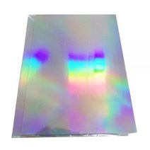 A4 빈 홀로그램 실버 스티커 라벨 용지 레이저 프린터 전문 특수 레이어, 10 Sheets Test Order