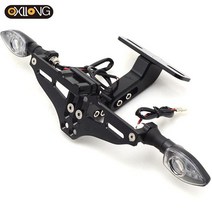 혼다 CBR500R 용 CBR 500R 2013 후면 라이센스 플레이트 테일 프레임 브래킷 회전 신호등, 11 A set with lights
