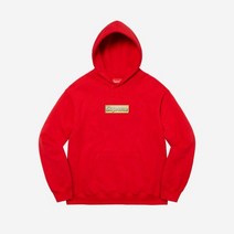 [정품] 슈프림 블링 박스로고 후드 스웨트셔츠 레드 - Supreme Bling Box 로고 Hooded Swea티셔츠 Red 1062176