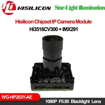 열화상카메라 열감지기 열감지카메라 1080P Wdr Ipc 모듈 Sony Imx291 Hisilicon Hi3516Cv300 웹캠 F0.95 Startlight Lens Xmeye, with 48V POE cable, 4mm