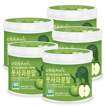 푸른들판 유기농 동결건조 풋사과 분말 가루 100%, 140g, 5통
