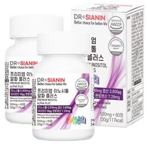 닥터시아닌 프리미엄 이노시톨 알파 플러스, 60정, 2개