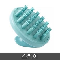 샴푸브러쉬 두피마사지 머리숱 스케일링 대머리 예방, 스카이