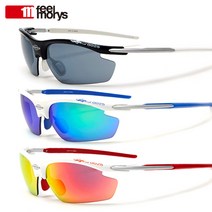 필모리스 MS-0025 자전거 등산 스포츠 고글 선글라스 MS-025, 화이트레드