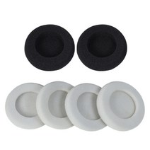 헤드셋이어패드 헤드폰 이어 패드 젠하이저 PX200 PX100 PX80 PC131 용 KOSS PP 스폰지 쿠션 5cm 6 개, [01] black